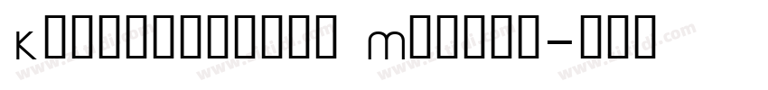 Keekiatpimja Medium字体转换